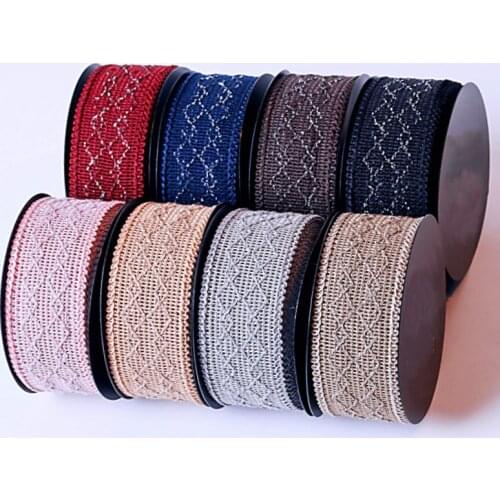 25mm/36mm/10 yards silver diamond ribbon DIY handmade materials bow headwear hair bow clothing footwear accessories