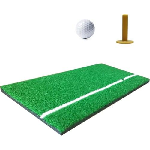 Mazel Portablel 60x30cm Home Office Golf Practice Mat Artificial turf nylon mixed golf Mini Hitting Train Outdoor Golf Mat