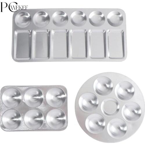 Metal Painting Model Mixing Color Tray Paint Palette Coloring Tool Accessories