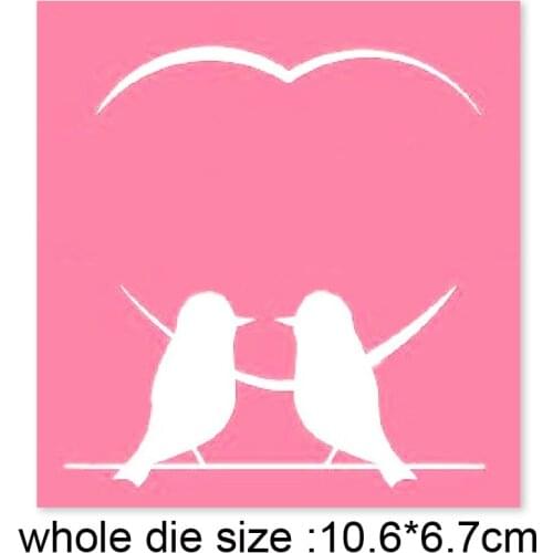 Metal cutting dies peigon lovers cut die mold decoration Scrapbook paper craft knife mould blade punch stencils dies