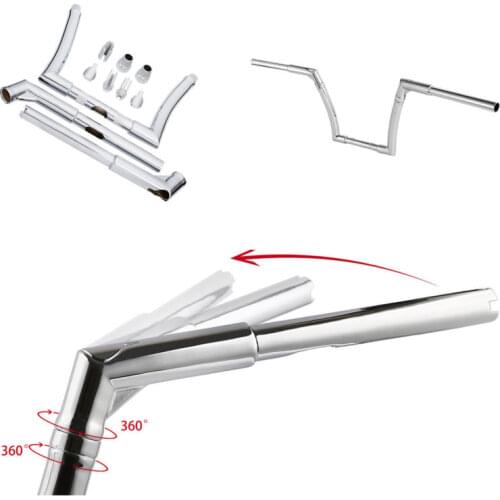 Motorcycle Motorbike 12" Rise Frisco APE Handlebar For Harley Sportster XL1200 883 Forty-Eight Softail FLST FXST Dyna Lowrider