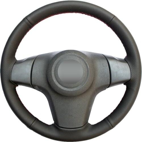 Black Artificial Leather No-slip Car Steering Wheel Cover For Chevrolet Niva 2009-2017 Opel Corsa (D) Vauxhall Corsa 2006-2015