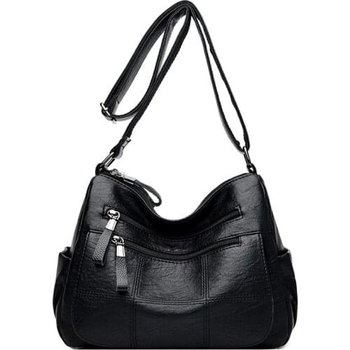 2021 New Ladies Shoulder Bag Hot Sale Large Capacity PU Leather Luxury Handbag Brand Designer Shoulder Messenger Bag