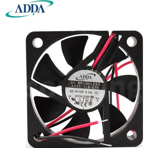 NEW ADDA AD0512LB-G70 5010 12V 0.10A silence double ball bearing cooling fan