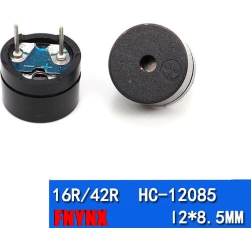 200PCS 12 * 8.5mm Passive Split Electromagnetic Buzzer 16 Ohm Pin-Insert Type Buzzer For Frontal Temperature Test Buzzer