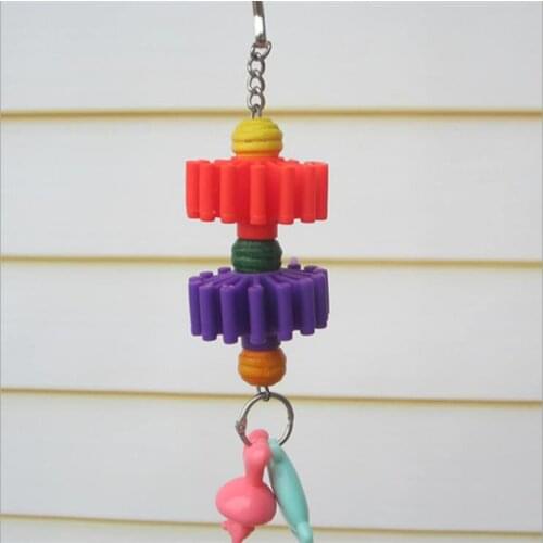 Plastic Bird Toys Chew Bite Swing Toy Parrot Ladder Toy Bird Products D785
