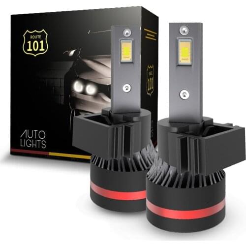 Route101 H1 LED Canbus Headlight Bulb with Adapter Retainer for Ford Focus Fiesta Mondeo Ghia-X High Beam Headlamp