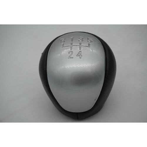 5 Speed Gear Shift Knob Shifter Lever Head Handball silver for Hyundai Elantra I30 07-11 Touring KIA Forte Cerato Koup