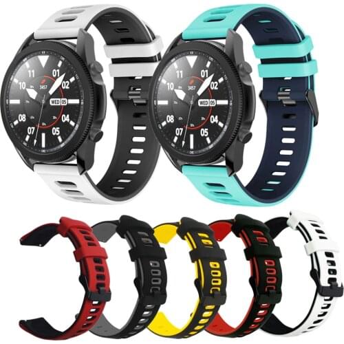 Watchstrap For Samsung Galaxy Watch 3 41mm 45mm Replacement Smart Watch Silicone Watchbands For Garmin Venu Sq Strap Accessories