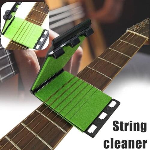Guitar String Scrubber Cleaner Fingerboard Cleaning Cloth Cleaning Maintenance Care Kit for Guitar Bass Mandolin Ukulele SAL99