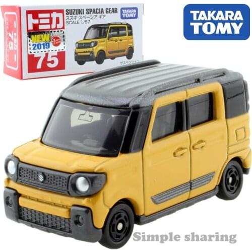Takara Tomy Tomica No.75 Suzuki Spacia Gear Scale 1:57 Diecast Car Motors Vehicle Miniature Metal Model New Kids Toys