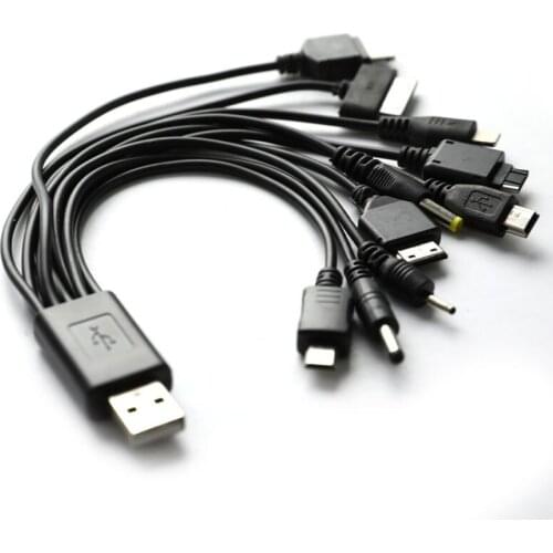 10 in 1 Fast USB Charging Cable Universal Multi Function Cell Phone Charger Cord