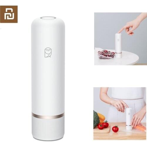 Original youpin Miaomiaoce Mini Electric USB Air Vacuum Pump 2 Modes 3L/min Food Storage Suction Pump and Compression Bags