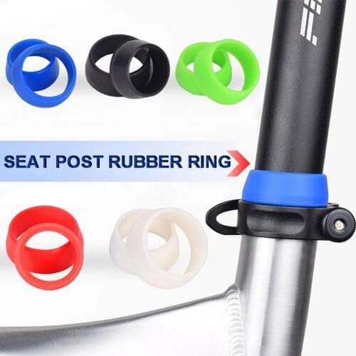 Bicycle Seat Post Rubber Ring Dust Cover Cycling Mountain Bike Seatpost Pipe Protective Case Ring Cover MTB Tools Accessories