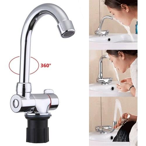 360 Rotating Cold/Hot Water Kitchen Bathroom Tap Foldable Caravan Boat Faucet