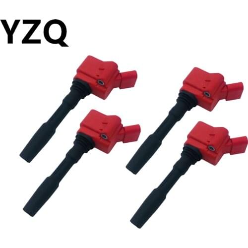 06H905199A 1/2/4 PCS EA888 Engine Ignition Coils For Audi A1 A3 S3 Q3 TT For VW Passat Scirocco Leon Alhambra Superb 06H905110H