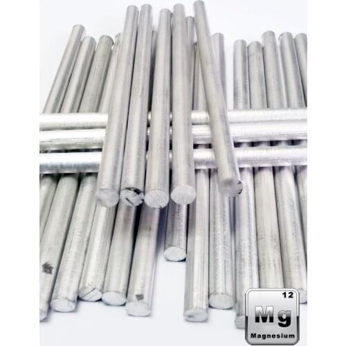 100pcs magnesium Rods magnesium metals sticks 99.95% pure