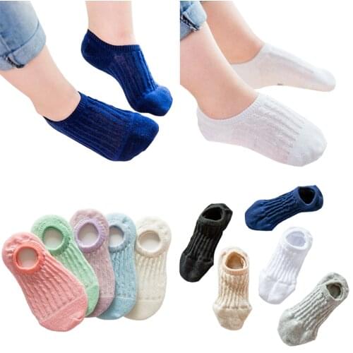 5Pair/lot new childrens socks summer thin boys girls casual socks