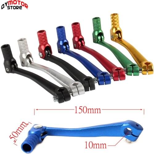 Motorcycle CNC Aluminum Folding Gear Shift Lever For Kayo Apollo Bosuer 110/125/140/150/160/250cc Dirt Bike Pit Bikes Gear Lever