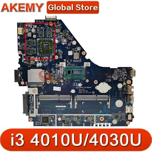 For Acer E1-572 E1-572G V5-561G laptop motherboard NBV9E11001 V5WE2 LA-9531P with CPU i3 4010U / 4030U DDR3 test OK Mainboard