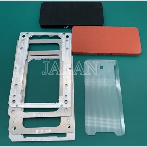 YMJ laminating mold for iphone XR LCD display screen positioning oca polarizer film glass with frame laminating repair refurbish