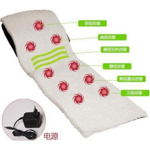 Multi-function heat according to the vibration massage cushion folding neck lumbar spine massager massage mattress