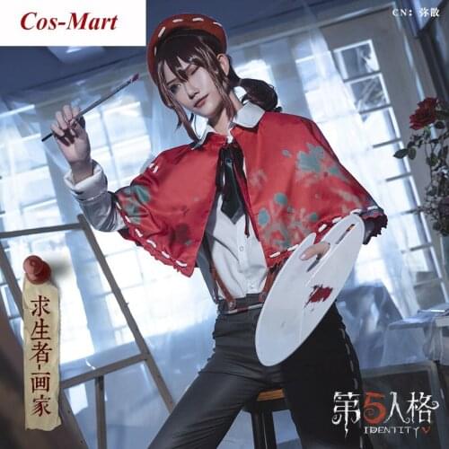 New Arrival Game Identity V Edgar Valden Cosplay Costume Painter Initial Skin Uniform Suits Party Role Play Clothing Custom-Make