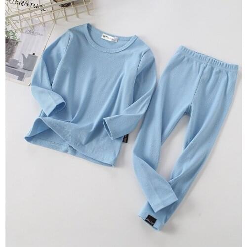 Autumn Kids Pajamas Sets Children Clothing Set Long Sleeve Pyjamas Baby Boy Cotton Sleepwear Pajamas For Girls 2 3 4 5 6 7 Years