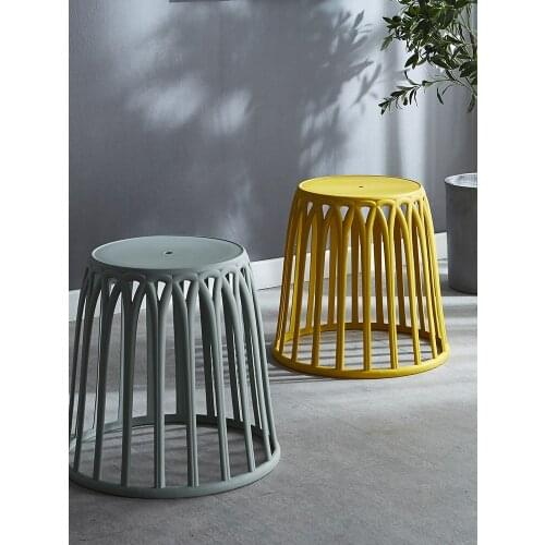 Simple and fashionable restaurant balcony stool