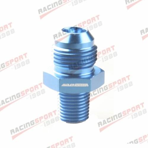 AN8 -8AN 8AN To 1/4'' NPT Straight Adapter Pipe Fitting Blue