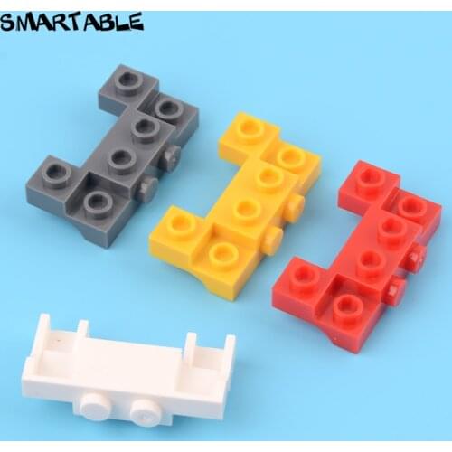 Smartable Brick 2x4x0.66 with Front Studs and Thick Side Building Blocks MOC Parts Toy Compatible Major Brands 14520 6pcs/Lot