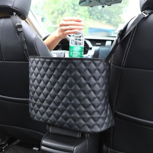Universal Car Storage Bag Car Rear Seat Back Hanging Nets Pocket Trunk Bag Organizer Auto Stowing Tidying Interior Accessories