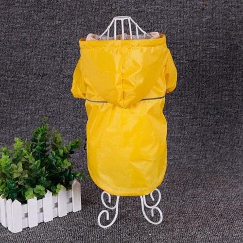 Waterproof Pet Raincoat Jacket, PU Reflective Rainwear Clothes For Dogs