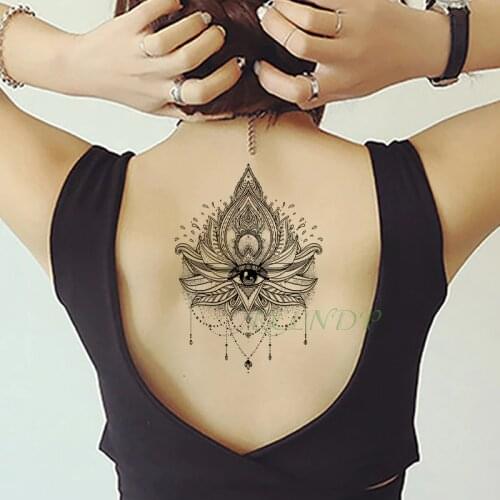 Waterproof Temporary Tattoo Sticker eye flower diamond fake tatto flash tatoo large Stickers art tattoos for girl women men