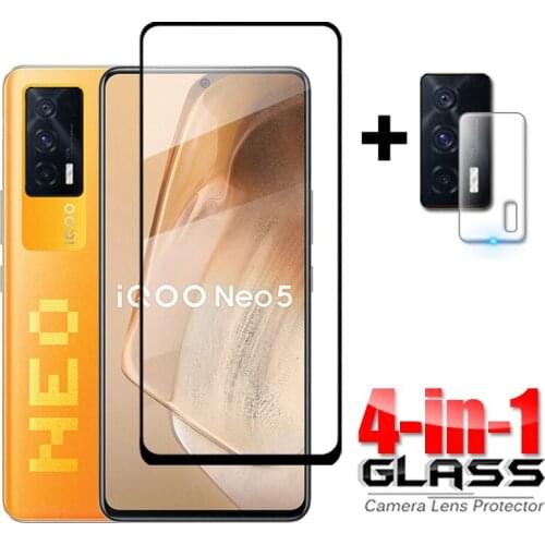 For Glass Vivo iQOO Neo5 Full Cover Tempered Glass iQOO Neo 5 Lite HD Phone Screen Protector For Vivo iQOO Neo 5 Camera Glass