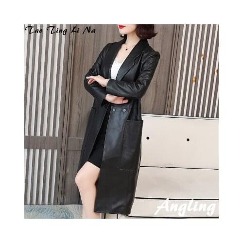 2020 Women Spring Genuine Real Sheep Leather Jacket R30