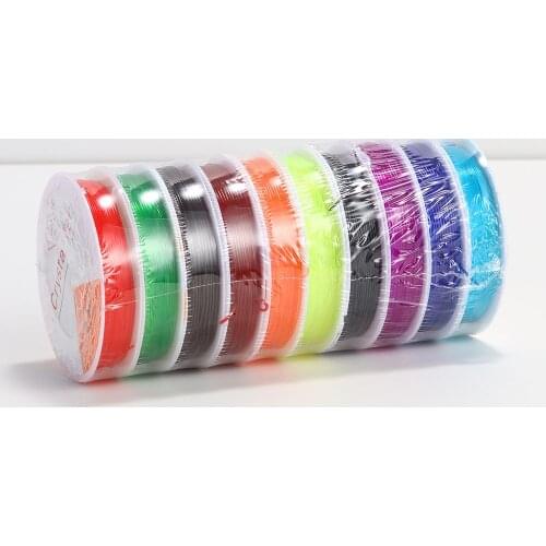 10PC 10 Colors High Elastic Beading Cord String Crystal Thread for Jewelry Making DIY Necklace Bracelet Accessories Wholesale