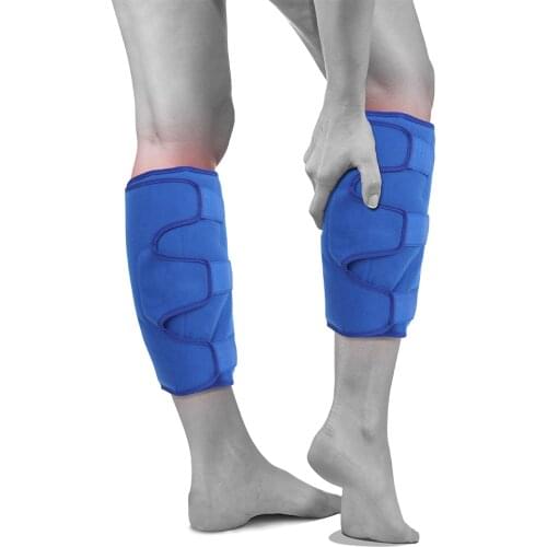 2 Pcs Reusable Leg support Gel Ice pack for Sports Injuries Breathable Knee Ice Pack for Pain Relief cold ice therapy wrap