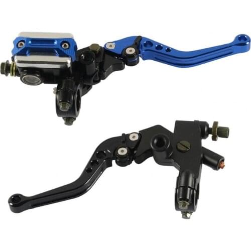 2Pc Brake Lever Adjustable Corrosion Resistant Pivot Design 22MM Motorcycle Clutch Master Cylinder Easy to Install for Dirt Bike