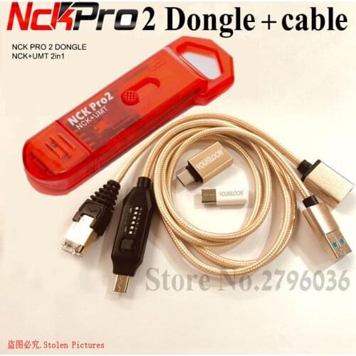 2021 100% Original NCK PRO 2 Dongle NCK Pro 2 Dongle nck key NCK DONGLE + UMT DONGLE 2 in1+UMF ALL Boot cable fast shipping
