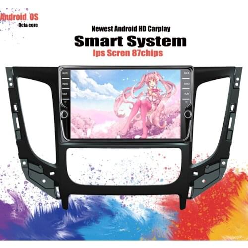 8'' IPS Android 10 Car Radio For Mitsubishi TRITON L200 5 2015-2019 Navigation GPS Video stereo Player BT Head unit Carplay RDS