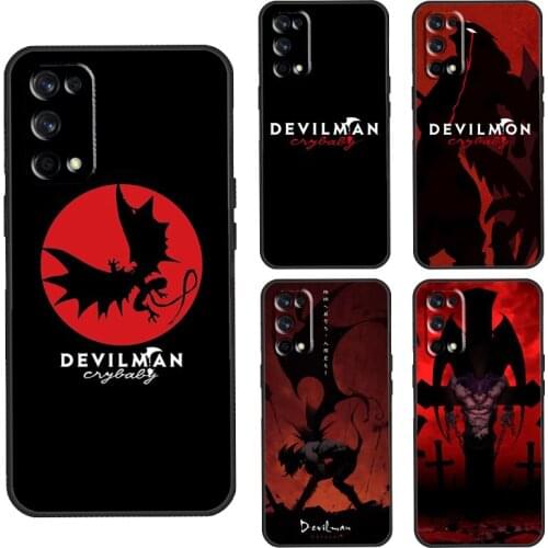 Devilman Crybaby Anime Case For Realme 8 Pro C3 C11 C21 GT Q3 6 7 Pro Funda For OnePlus 9 Pro 7 8 Pro 7T 8T Nord