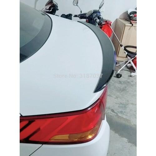 For Kia K5 Optima 2014 2015 ABS Plastic Unpainted Color Rear Roof Spoiler Wing Trunk Lip Boot Cover Car Styling With Color