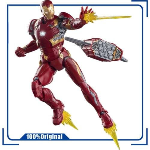 E-Model MK46 Iron Man 1/9 Scale Plastic Assembly Model Action Toy Figures Gifts for Children