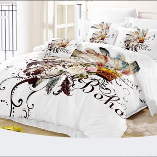 Fanaijia luxury Boho Bedding Sets king Size Dreamcatcher Mandala Duvet Cover and Pillowcase bed Set drop shipping