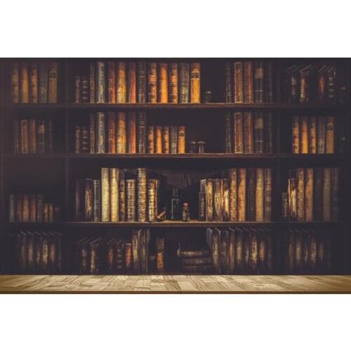 Photophone study room photography background vinyl magic drama books children photo backdrop for photo studio backdrops lv-609