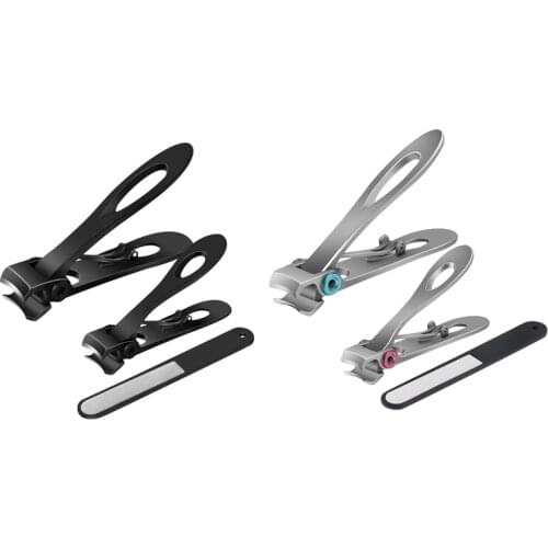 4Pc Finger Nail and Toe Nail Clippers Set Wide Pliers Suitable for Thick Nails Large and Small Sharp Nail Clippers