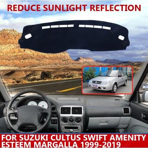 For Suzuki Cultus Swift Amenity Esteem Margalla 1999-2019 Dashmats Car-styling Accessories Dashboard Cover Pad Carpet sunshade