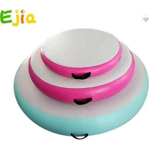 Nice Inflatable Airspot Gymnastics Airtrack Air Track Air Spot Tumbling Mat Round Mat for Gym, Tumbling and Training