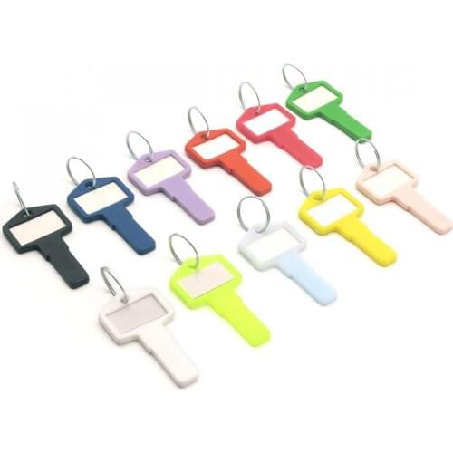 Master Professional Locksmith Hand Tools Supplies Key Shaped ID Keychain (KA-04)